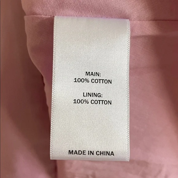 Aje Frequency Midi Dress Women’s Size 0 Cutout Cotton Pink - Picture 10 of 12